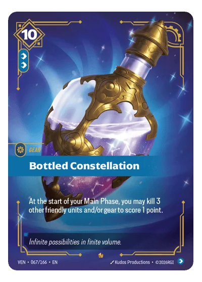 Bottled Constellation VEN-67 Riftbound Chase Card