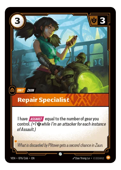 Repair Specialist VEN-76 Riftbound TCG