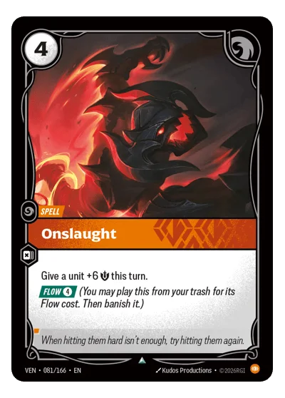 Onslaught VEN-81 Uncommon Vendetta Riftbound TCG Card