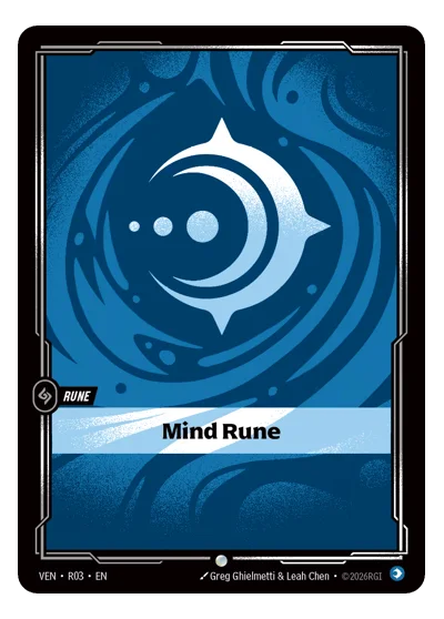 Mind Rune VEN-R03 Riftbound TCG