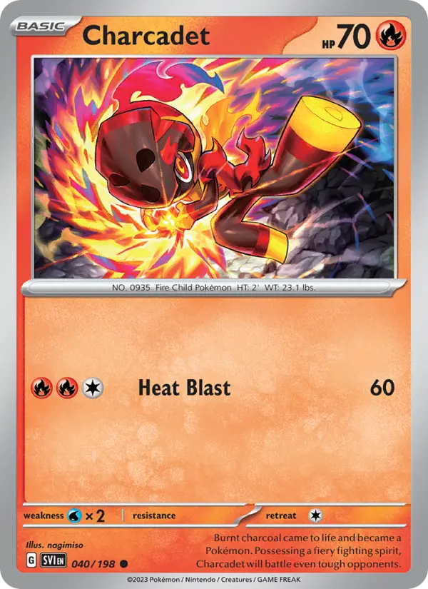 Charcadet 040 Scarlet & Violet Base Set (SV1) Pokemon Card