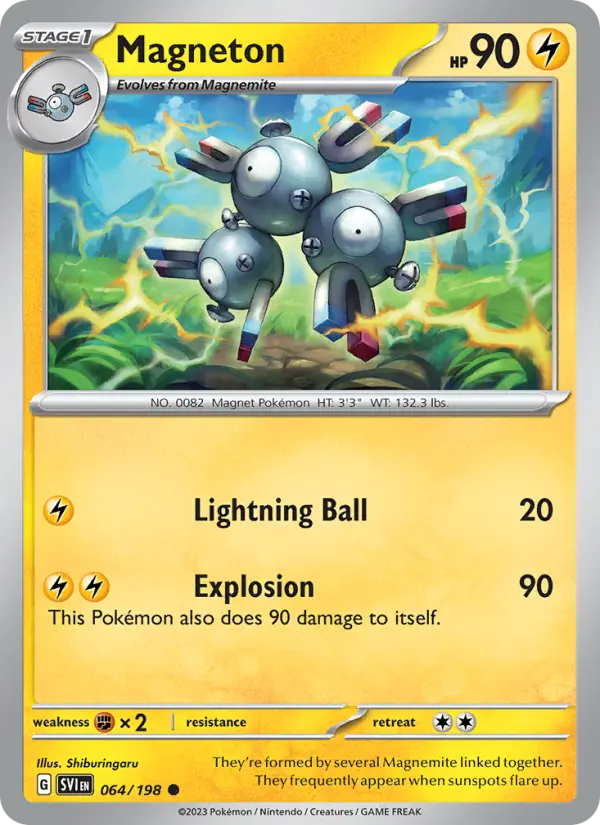 Magneton 064 Scarlet & Violet Base Set (SV1) Pokemon Card