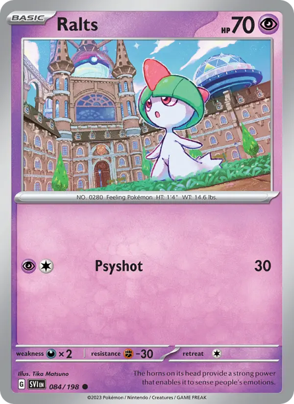 Ralts 084 Scarlet & Violet Base Set (SV1) Pokemon Card