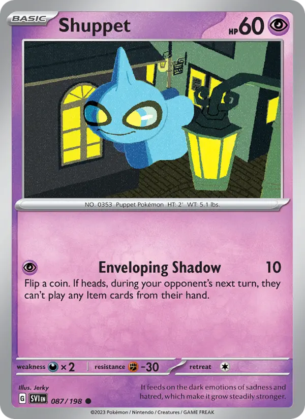 Shuppet 087 Scarlet & Violet Base Set (SV1) Pokemon Card