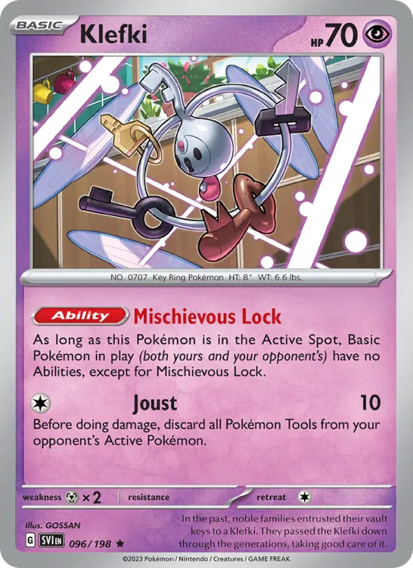 Klefki 096 Scarlet & Violet Base Set (SV1) Pokemon Card