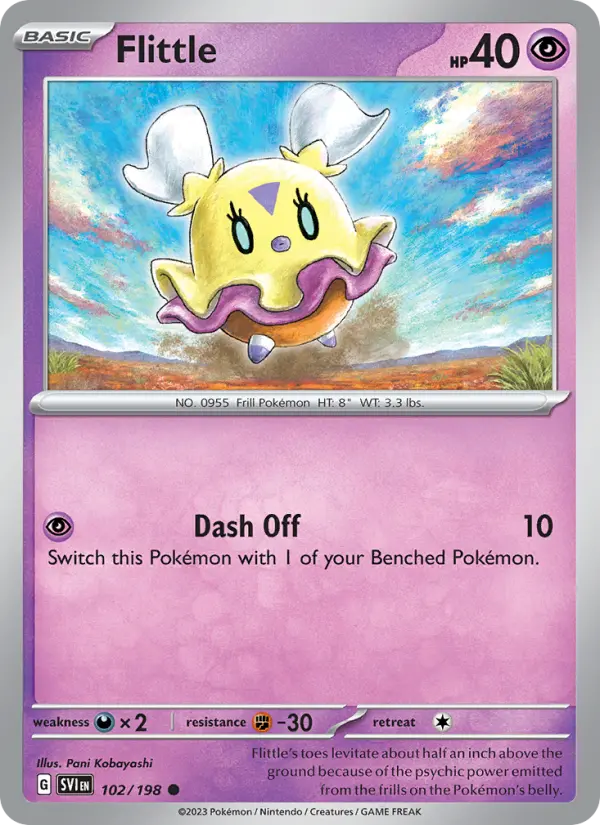 Flittle 102 Scarlet & Violet Base Set (SV1) Pokemon Card