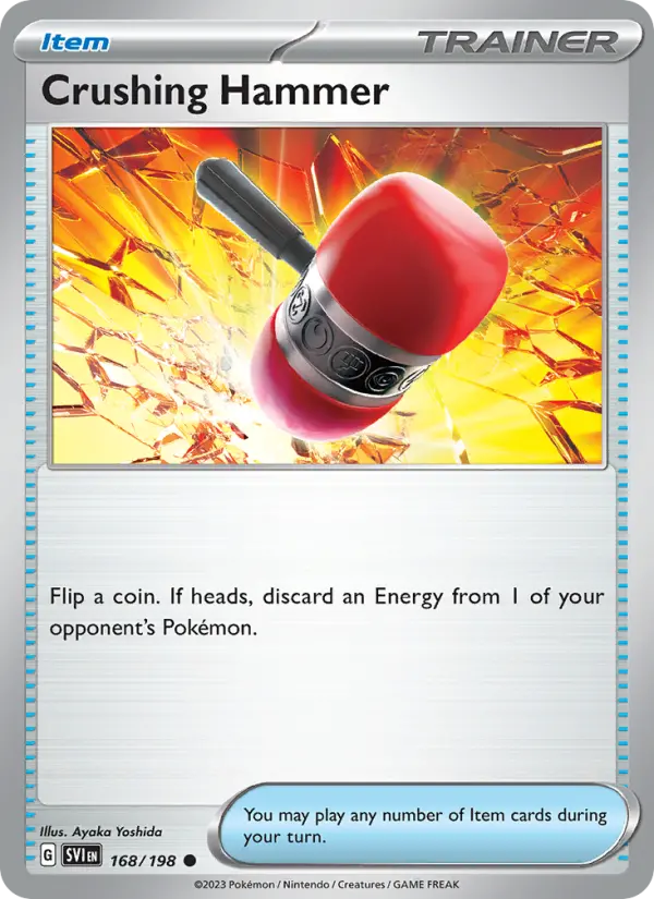 Crushing Hammer 168 Scarlet & Violet Base Set (SV1) Pokemon Card