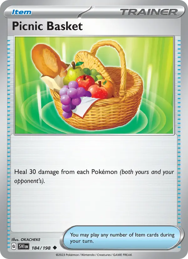 Picnic Basket 184 Scarlet & Violet Base Set (SV1) Pokemon Card