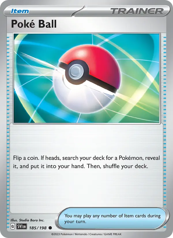 Poké Ball 185 Scarlet & Violet Base Set (SV1) Pokemon Card
