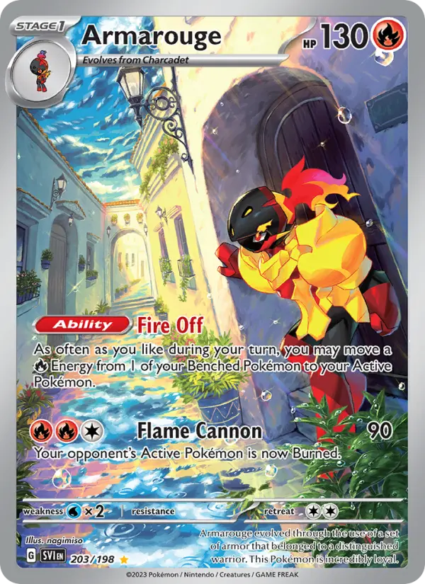 Armarouge 203 Scarlet & Violet Base Set (SV1) Pokemon Card