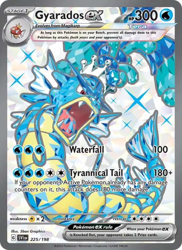 Gyarados ex 225 Scarlet & Violet Base Set (SV1) Pokemon Card