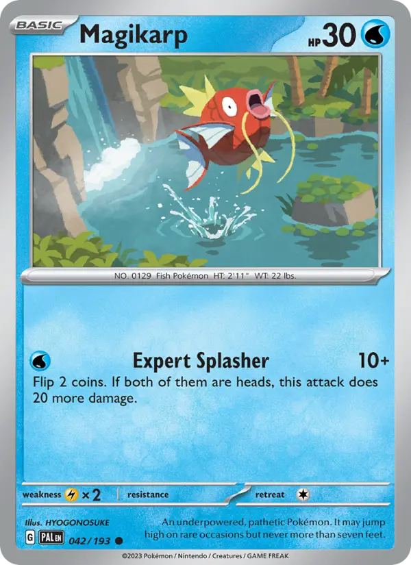 Magikarp 042 Paldea Evolved (SV2) Pokemon Card