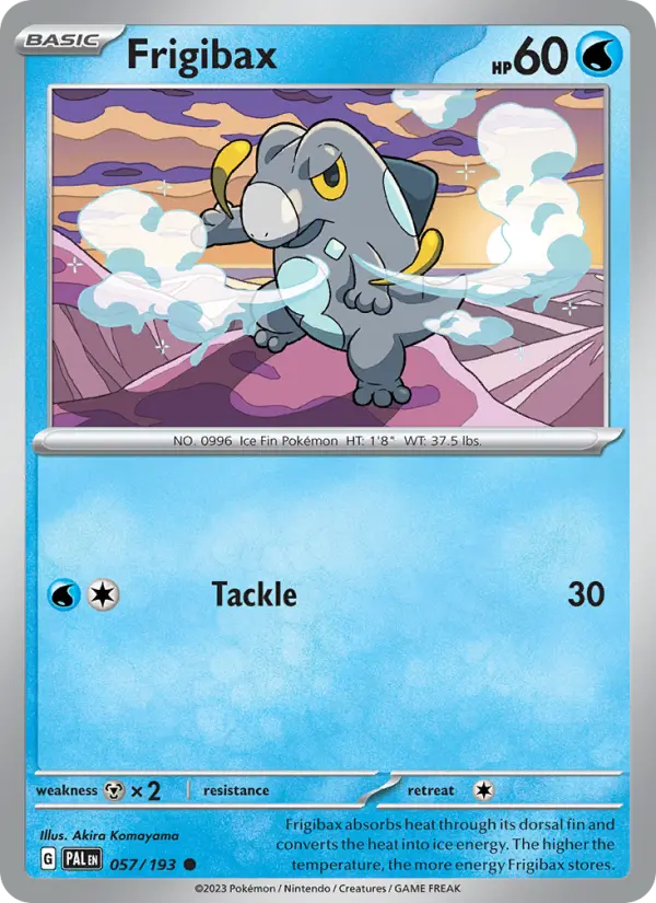 Frigibax 057 Paldea Evolved (SV2) Pokemon Card