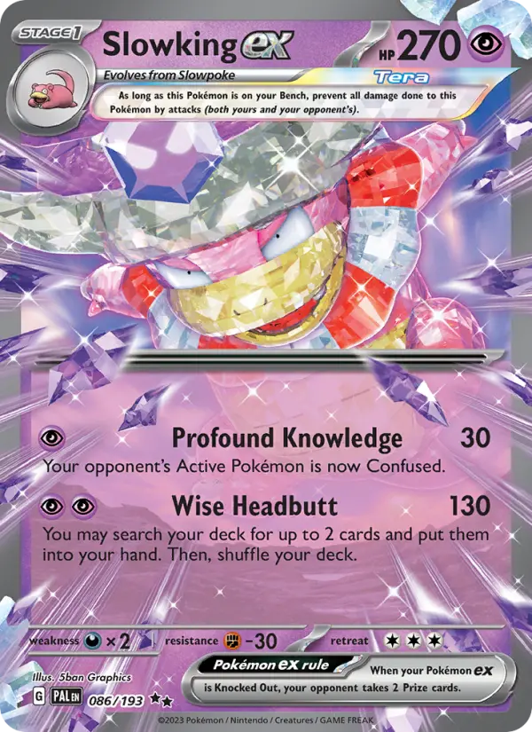Slowking ex 086 Paldea Evolved (SV2) Pokemon Card