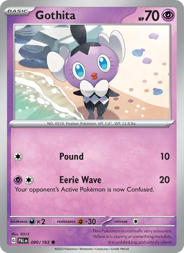 Gothita 090 Paldea Evolved (SV2) Pokemon Card