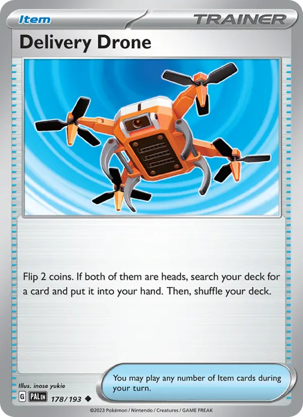 Delivery Drone 178 Paldea Evolved (SV2) Pokemon Card