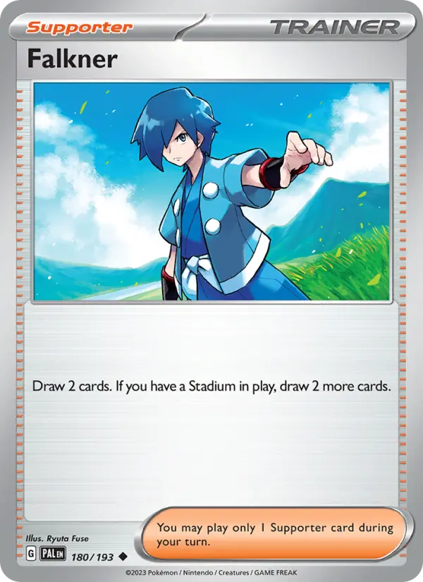 Falkner 180 Paldea Evolved (SV2) Pokemon Card