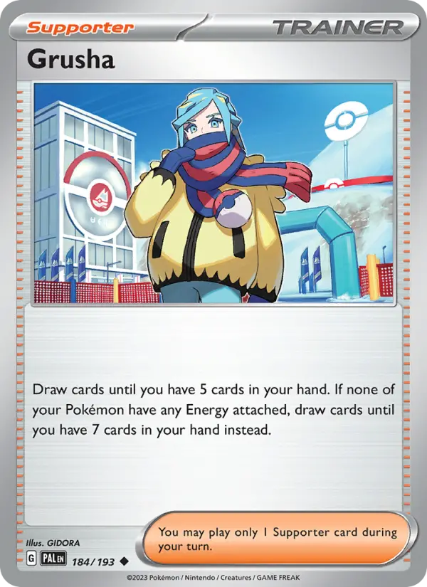Grusha 184 Paldea Evolved (SV2) Pokemon Card