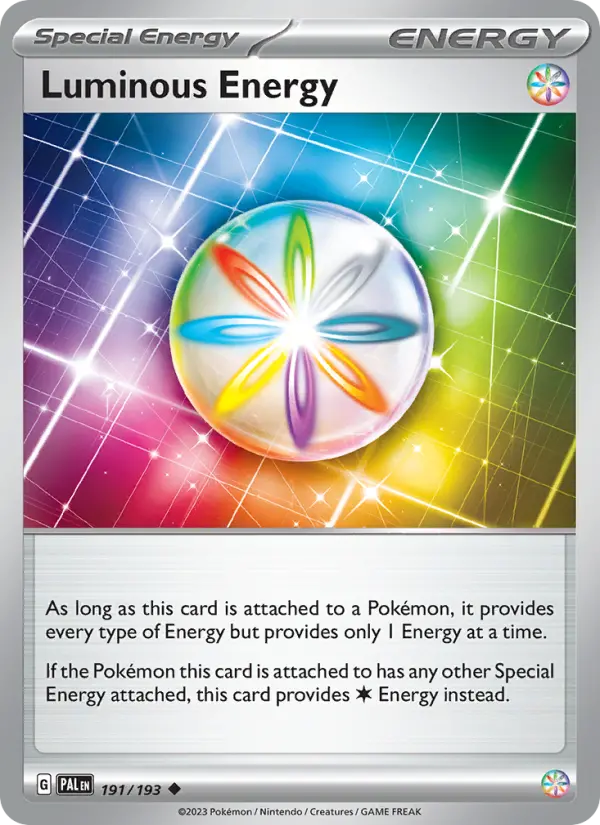 Luminous Energy 191 Paldea Evolved (SV2) Pokemon Card