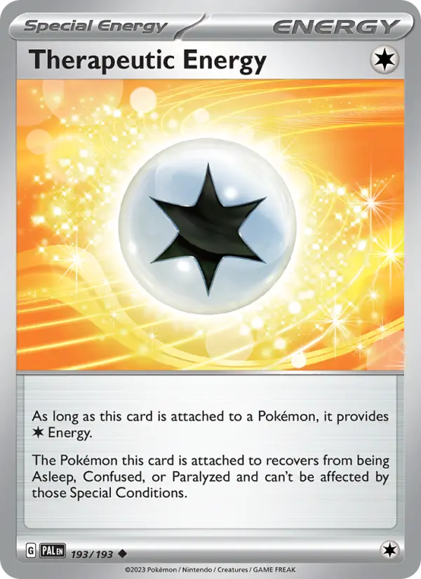 Therapeutic Energy 193 Paldea Evolved (SV2) Pokemon Card