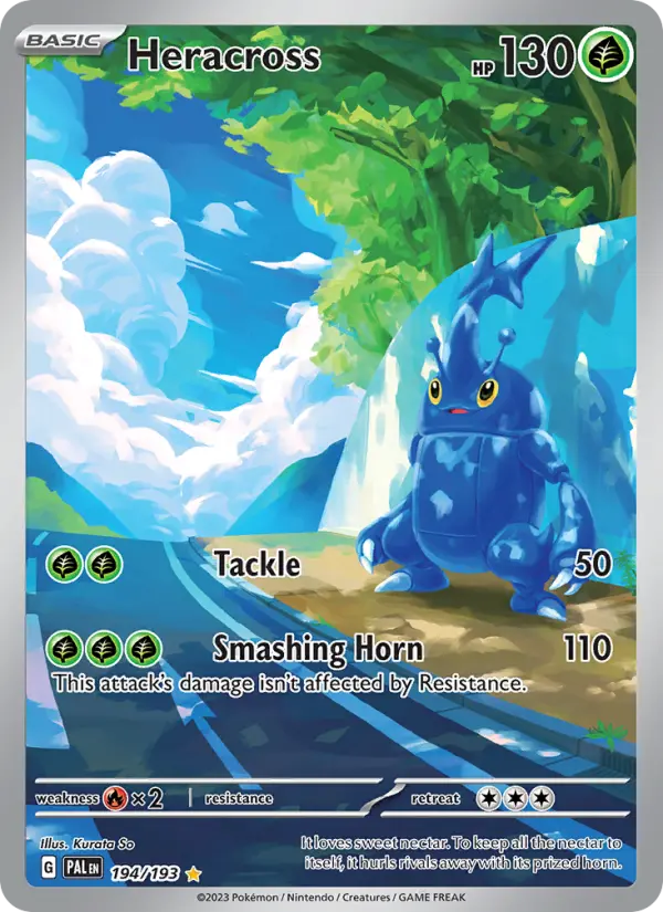 Heracross 194 Paldea Evolved (SV2) Pokemon Card