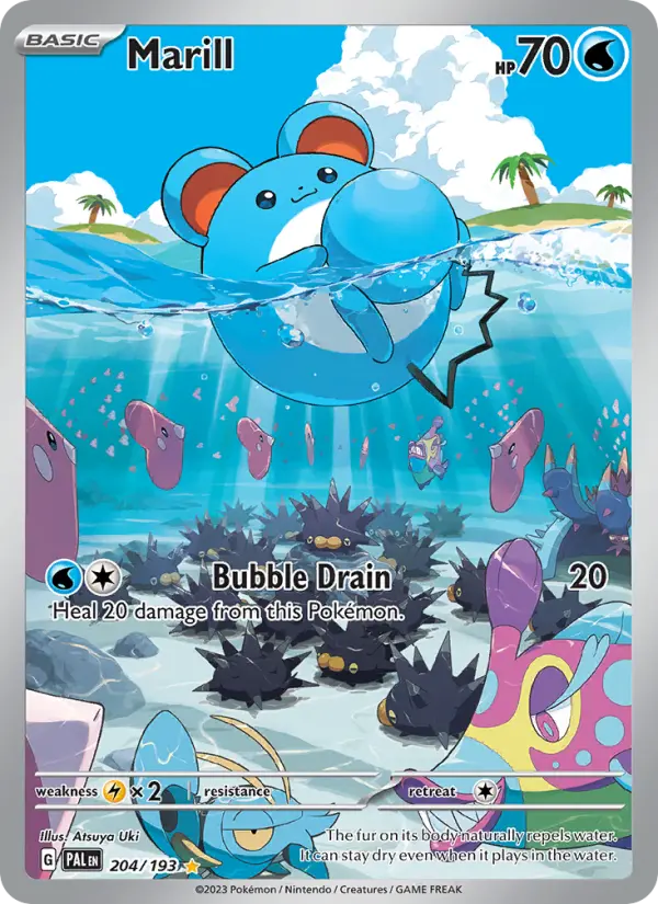 Marill 204 Paldea Evolved (SV2) Pokemon Card