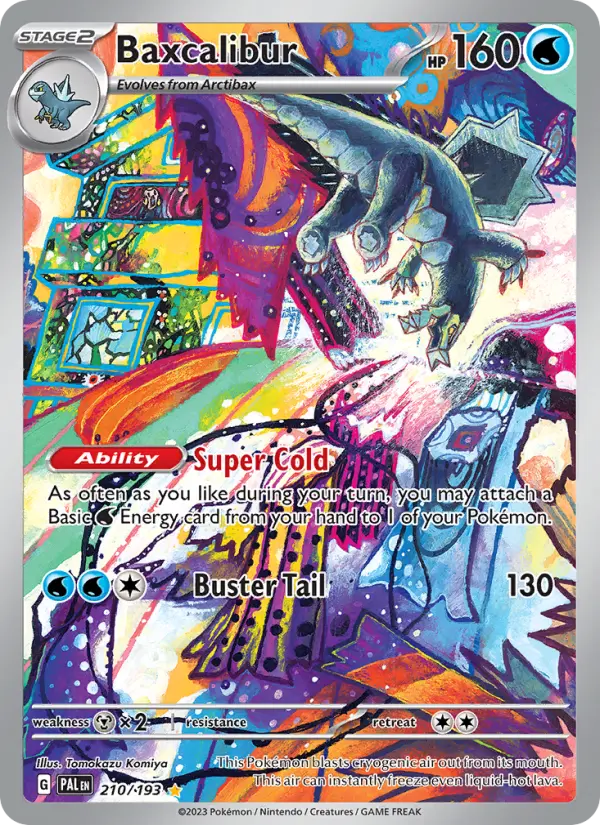 Baxcalibur 210 Paldea Evolved (SV2) Pokemon Card