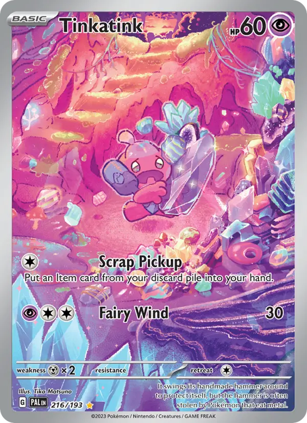 Tinkatink 216 Paldea Evolved (SV2) Pokemon Card