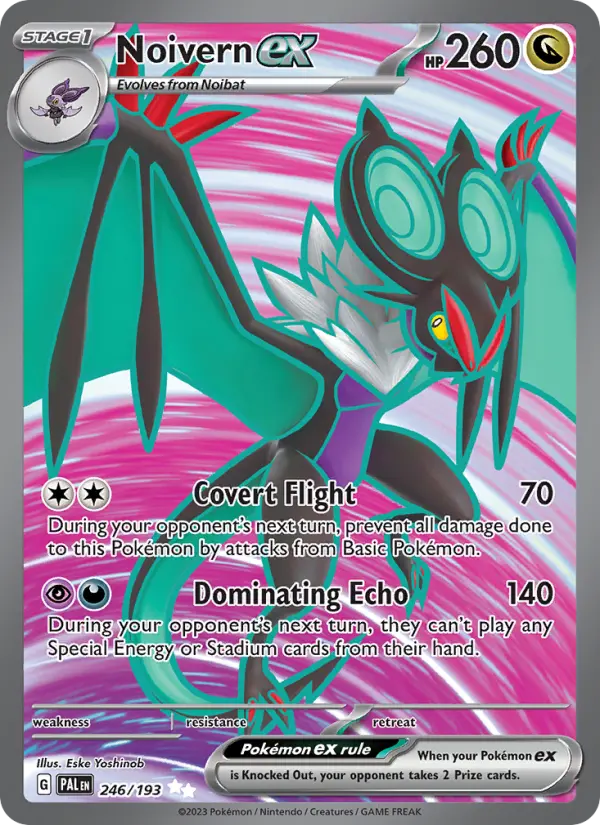 Noivern ex 246 Paldea Evolved (SV2) Pokemon Card