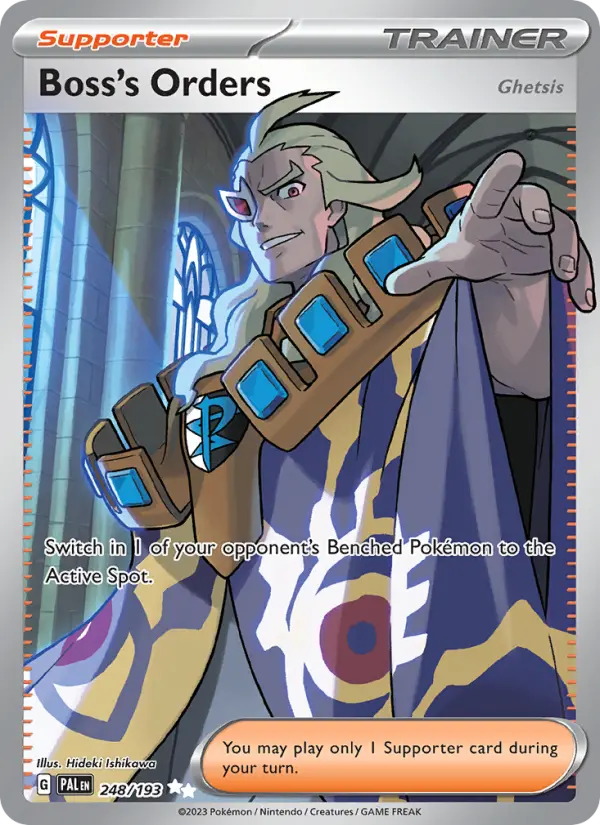 Boss's Orders 248 Paldea Evolved (SV2) Pokemon Card