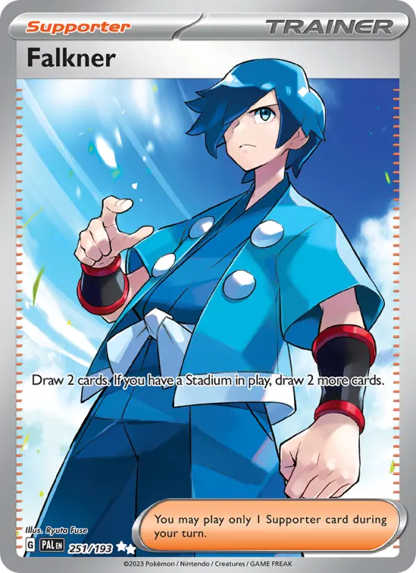 Falkner 251 Paldea Evolved (SV2) Pokemon Card