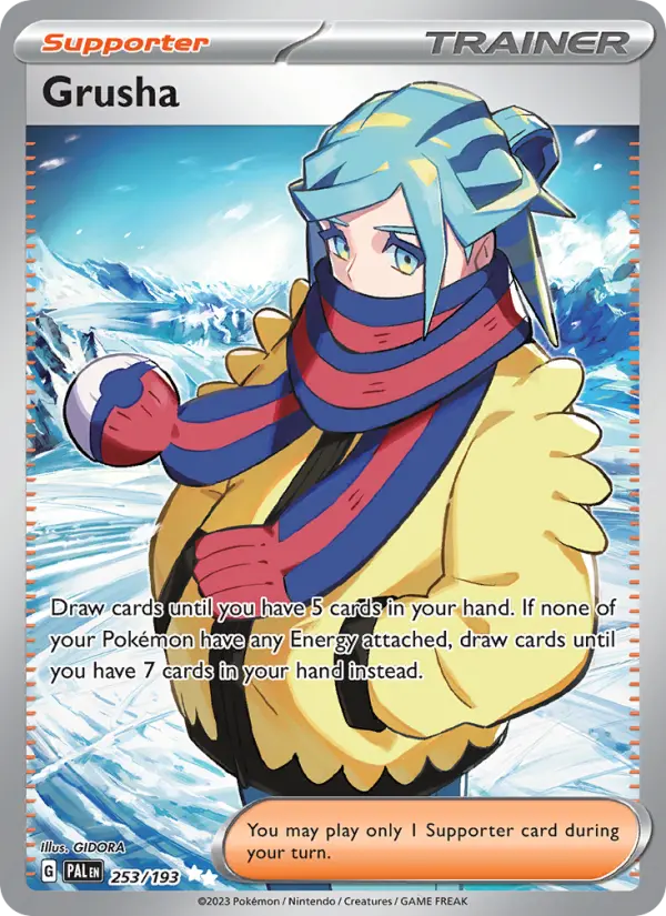 Grusha 253 Paldea Evolved (SV2) Pokemon Card