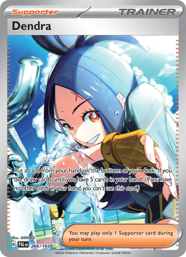 Dendra 266 Paldea Evolved (SV2) Pokemon Card