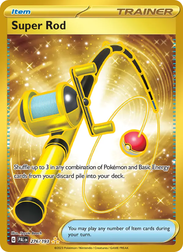 Super Rod 276 Paldea Evolved (SV2) Pokemon Card