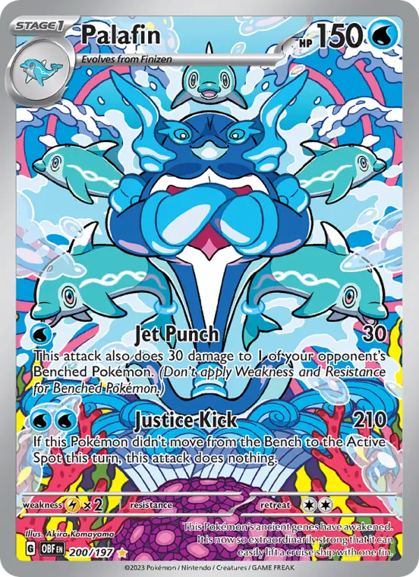 Palafin 200 Obsidian Flames (SV3) Pokemon Card