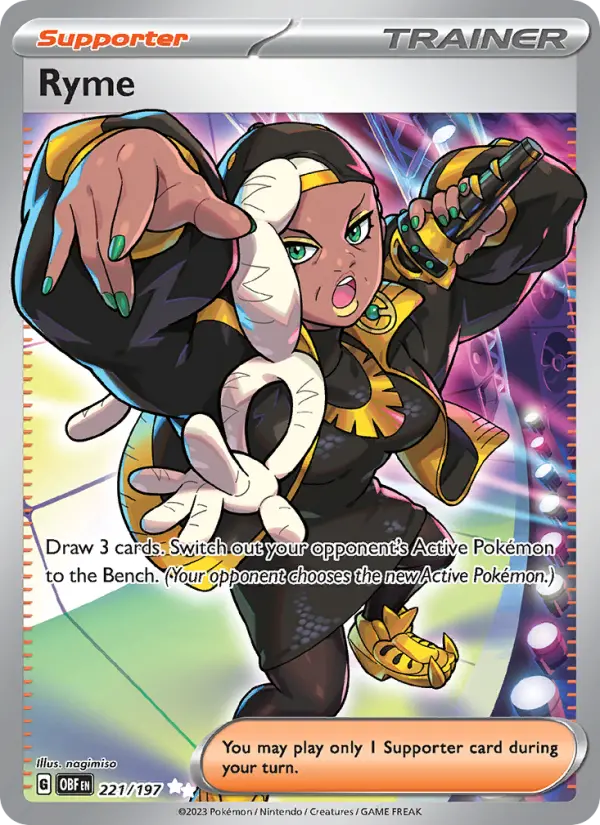 Ryme 221 Obsidian Flames (SV3) Pokemon Card