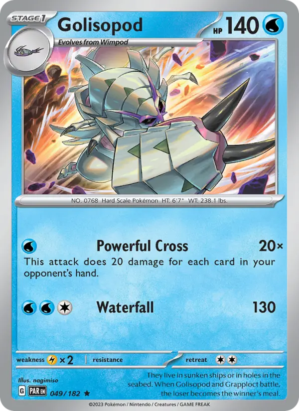 Golisopod 049 Paradox Rift (SV4) Pokemon Card
