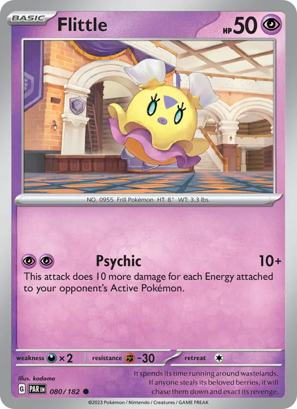 Flittle 080 Paradox Rift (SV4) Pokemon Card