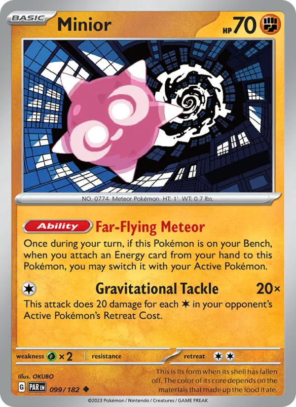 Minior 099 Paradox Rift (SV4) Pokemon Card