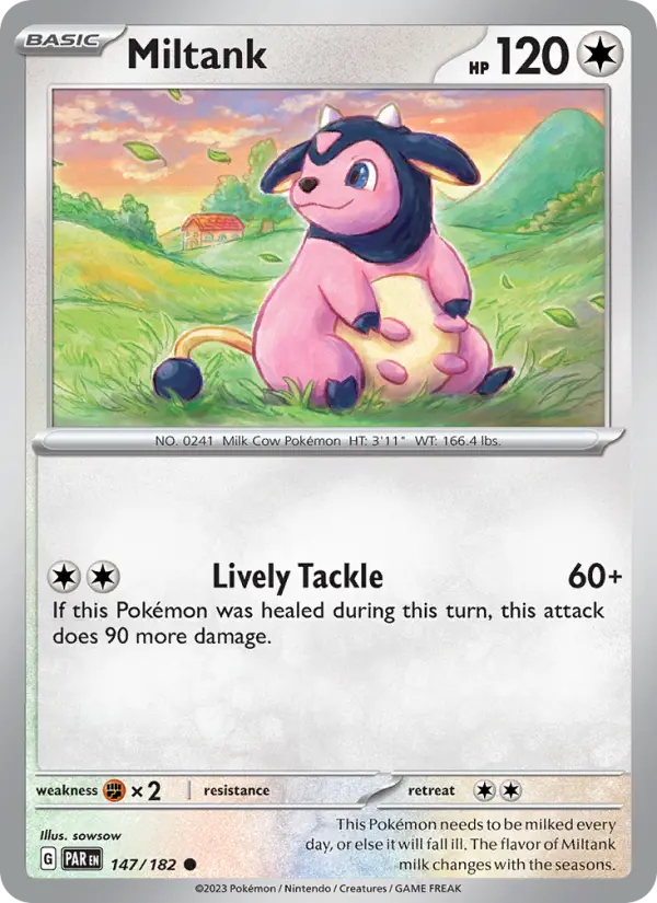 Miltank 147 Paradox Rift (SV4) Pokemon Card
