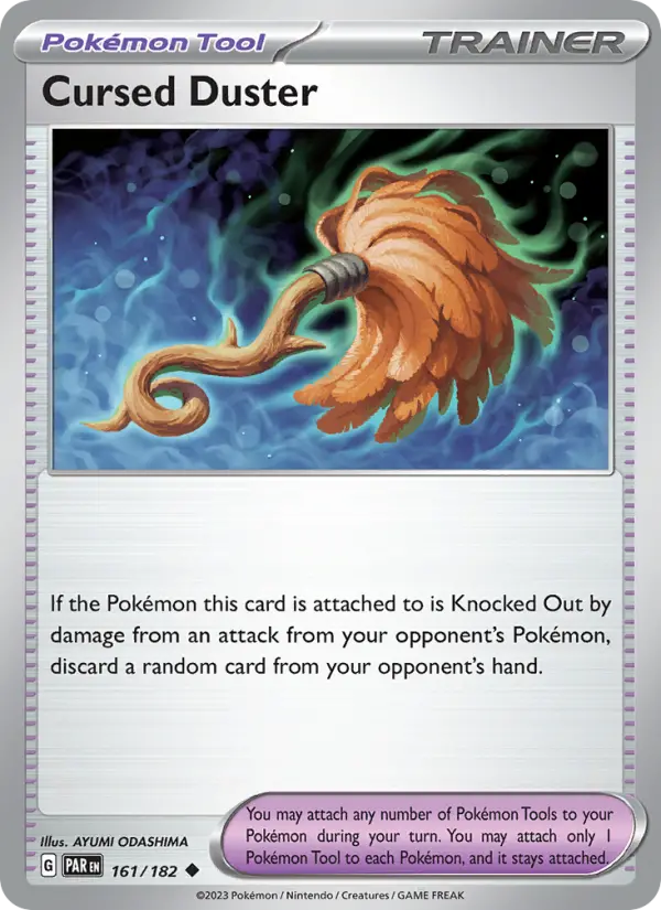 Cursed Duster 161 Paradox Rift (SV4) Pokemon Card