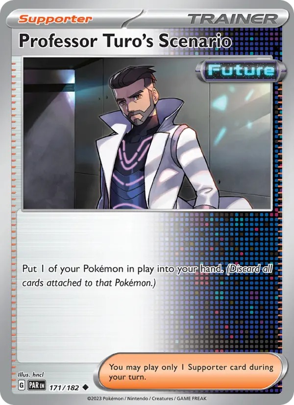 Professor Turo's Scenario 171 Paradox Rift (SV4) Pokemon Card