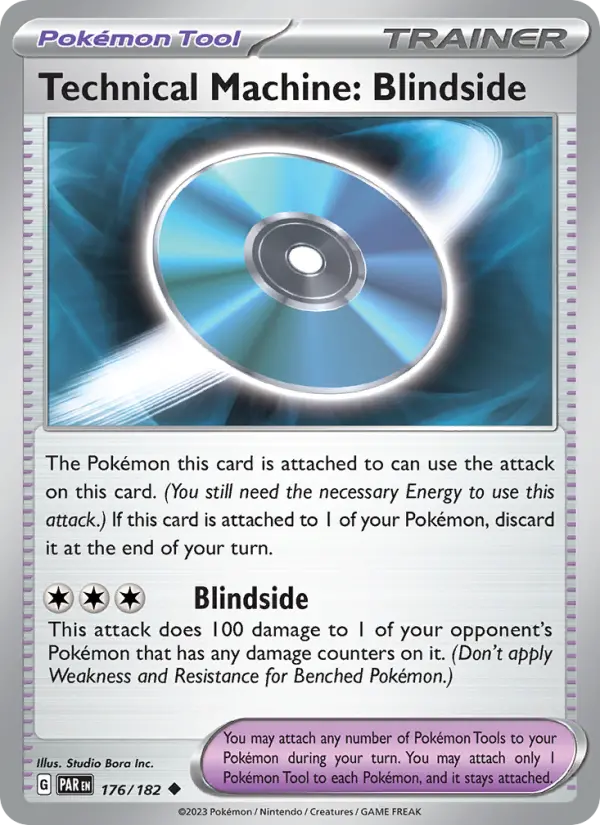 Technical Machine: Blindside 176 Paradox Rift (SV4) Pokemon Card