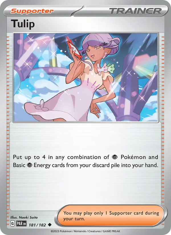 Tulip 181 Paradox Rift (SV4) Pokemon Card