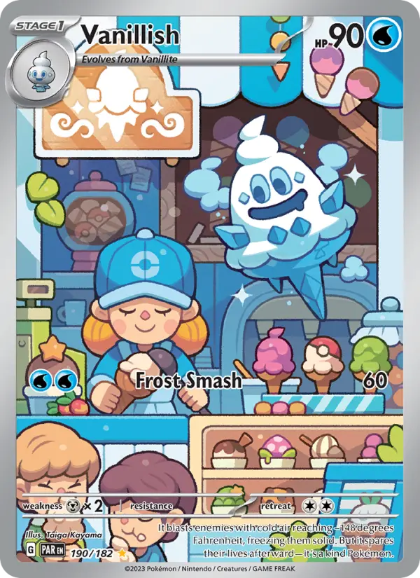 Vanillish 190 Paradox Rift (SV4) Pokemon Card