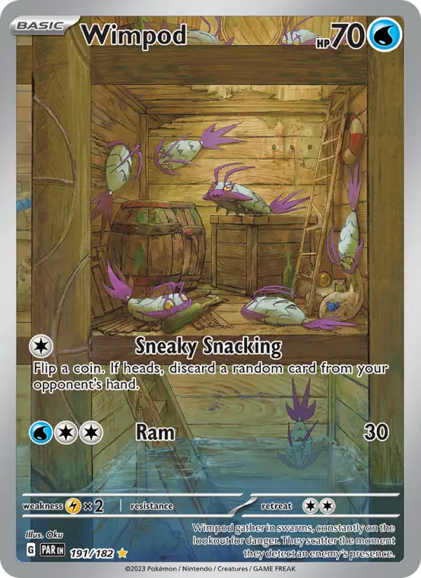 Wimpod 191 Paradox Rift (SV4) Pokemon Card
