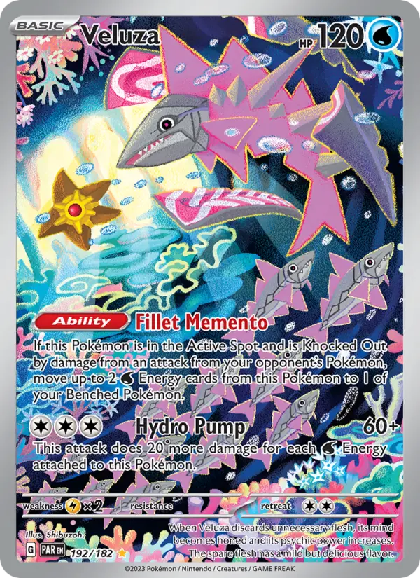 Veluza 192 Paradox Rift (SV4) Pokemon Card