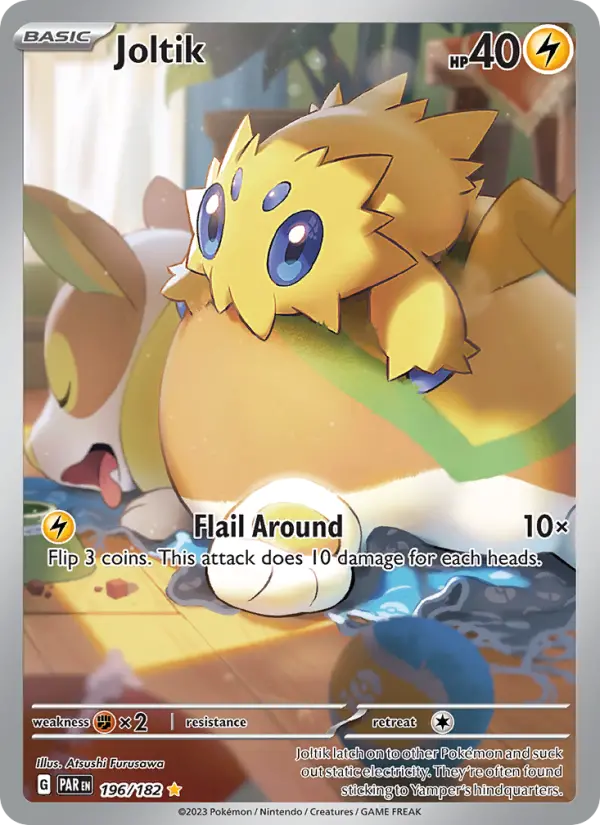 Joltik 196 Paradox Rift (SV4) Pokemon Card