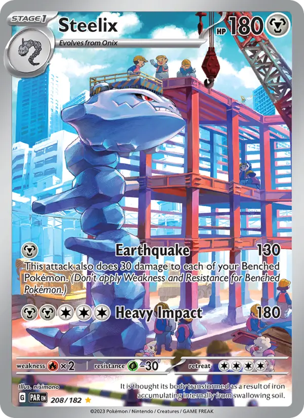 Steelix 208 Paradox Rift (SV4) Pokemon Card