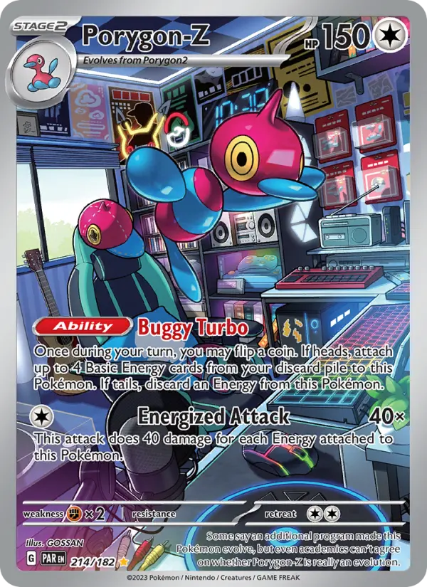 Porygon-Z 214 Paradox Rift (SV4) Pokemon Card
